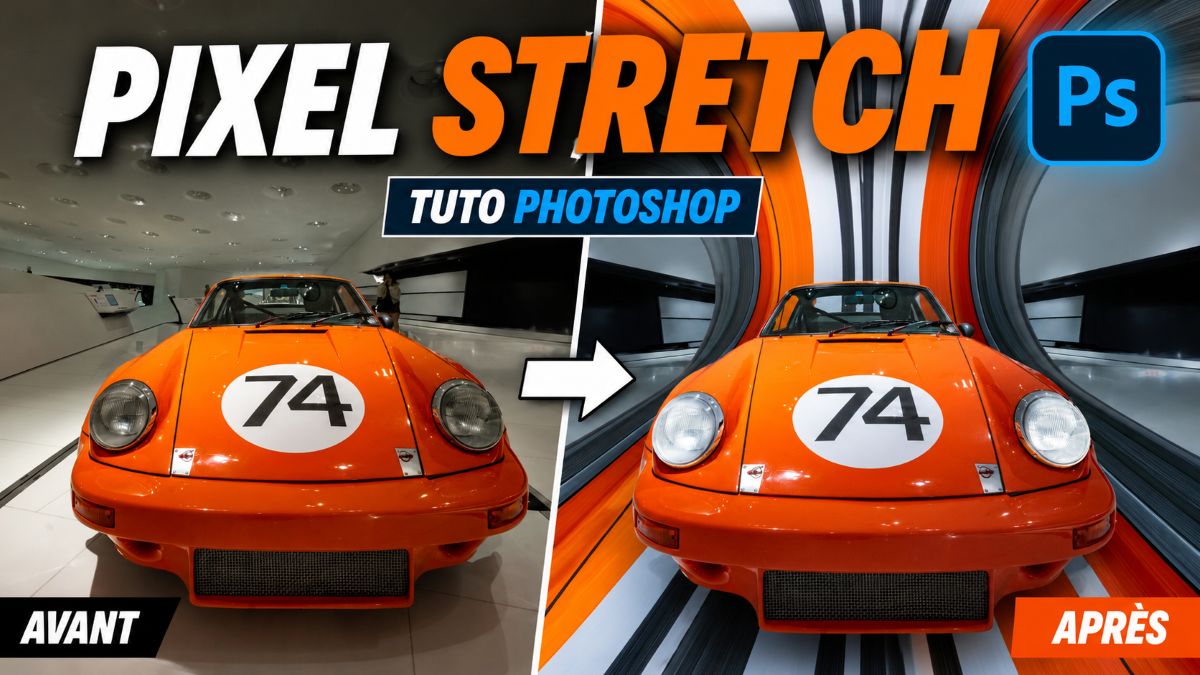 Pixel stretch
