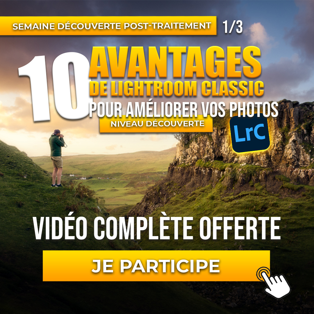 1ère vidéo semaine découverte LrC niveau découverte