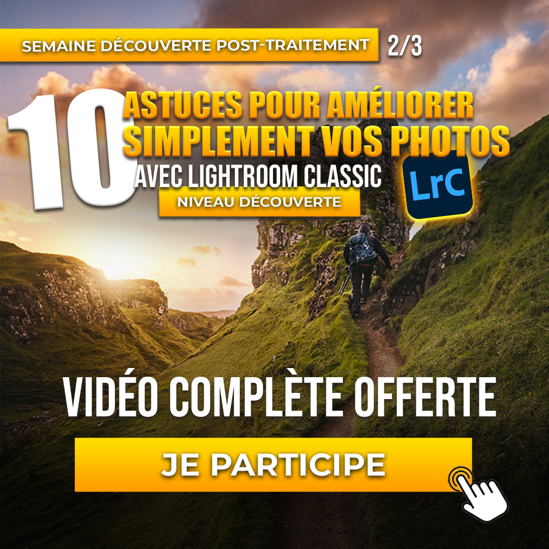 2nde vidéo semaine découverte LrC niveau découverte
